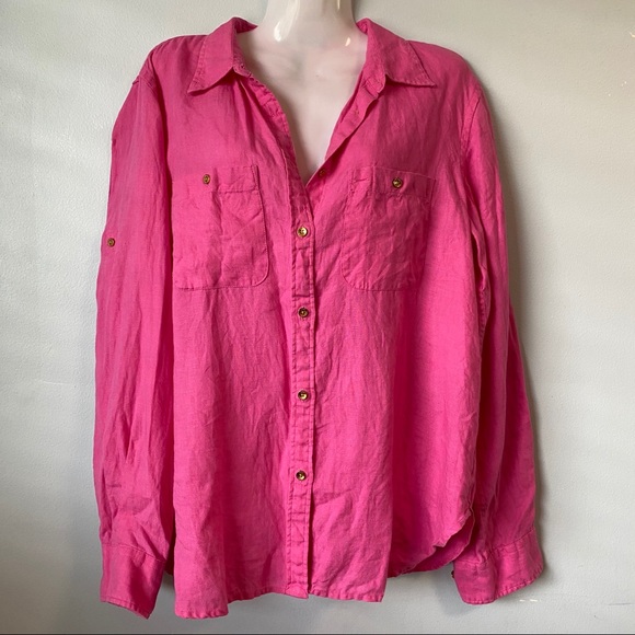 Ralph Lauren Pink Blouse - Picture 2 of 9